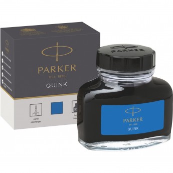 Флакон с чернилами PARKER QUINK INK Z13 CW1950377 для перьевых ручек, синий