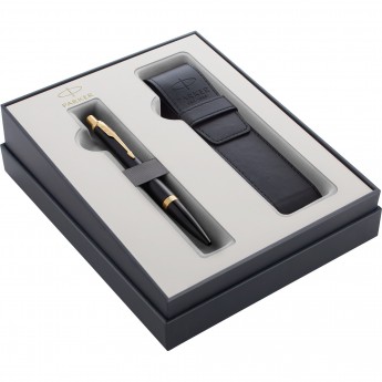 Набор PARKER URBAN BLACK GT ручка шариковая + чехол, M