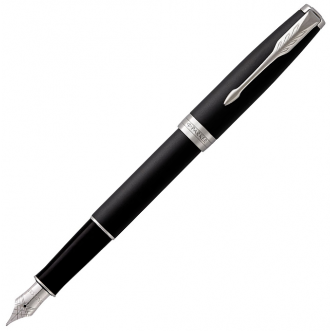 Перьевая ручка PARKER ESSENTIAL SONNET MATTE BLACK CT F CW1931521