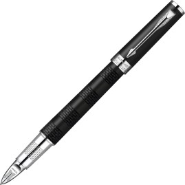 Ручка 5-й пишущий узел PARKER INGENUITY BLACK RUBBER CT, F