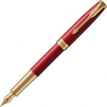 Ручка перьевая PARKER ESSENTIAL SONNET LAQUE RED GT F