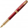 Ручка перьевая PARKER ESSENTIAL SONNET LAQUE RED GT F 1931478