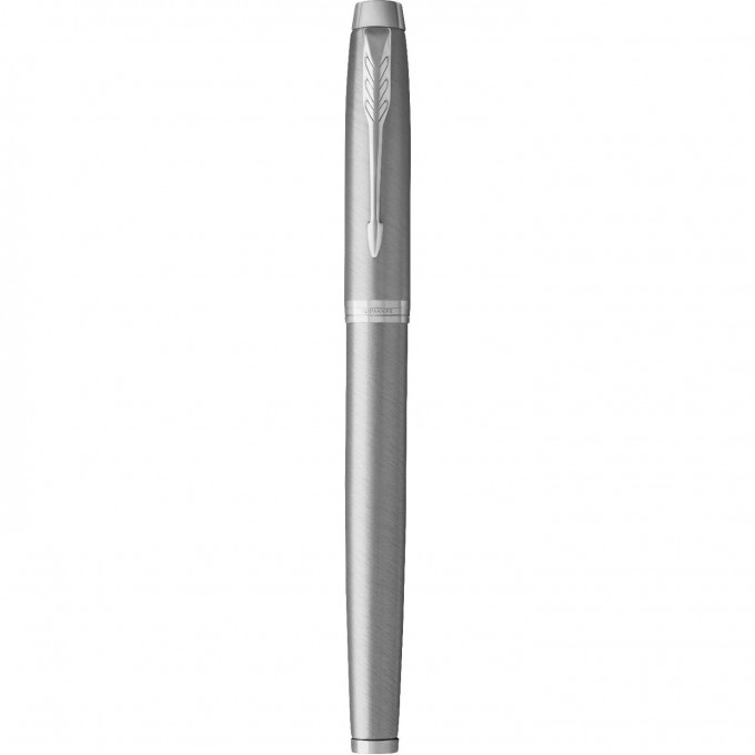 Ручка перьевая PARKER IM ESSENTIAL F319 () Brushed Metal CT M сталь нержавеющая 2143636