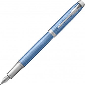 Ручка перьевая PARKER IM PREMIUM BLUE CT, F
