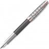 Ручка перьевая PARKER SONNET PREMIUM F537, Metal Grey PGT (Перо F) 2119788
