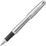 Ручка перьевая PARKER URBAN CORE F200 () Metro Metallic CT M сталь нержавеющая 1931605