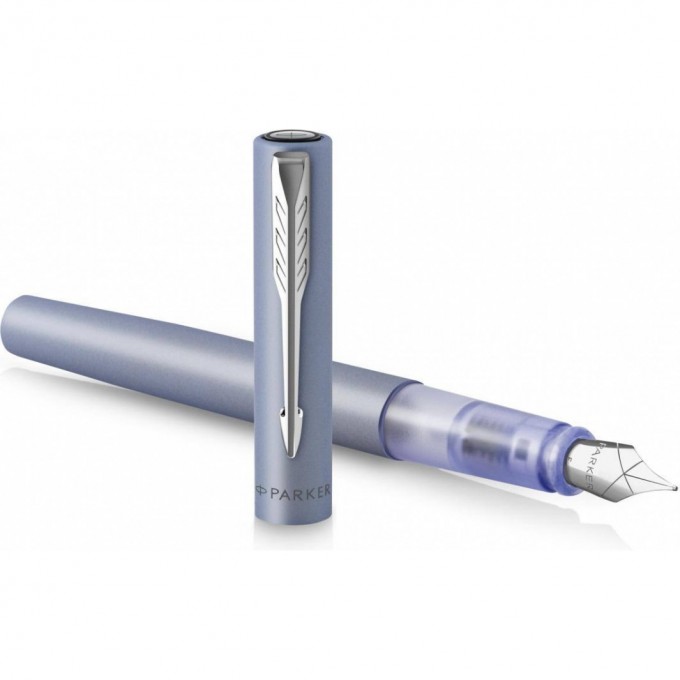 Ручка перьевая PARKER VECTOR XL F21 SILVER BLUE CT M CW2159745