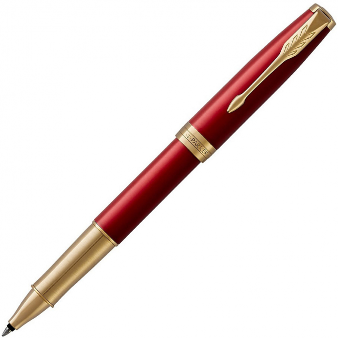 Ручка-роллер PARKER ESSENTIAL SONNET LAQUE RED GT 1948085