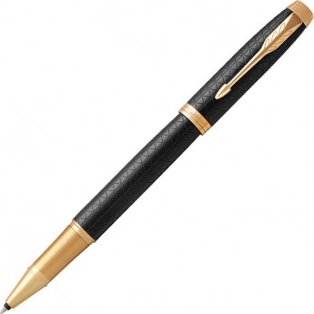 Ручка-роллер PARKER IM Premium BLACK GT, F