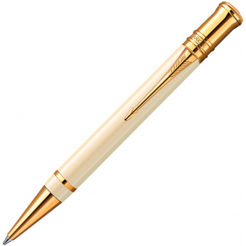 Шариковая ручка PARKER DUOFOLD WHITE IVORINE GT