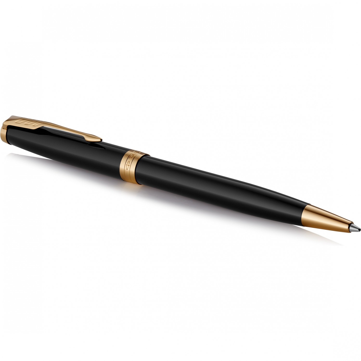 Шариковая ручка PARKER ESSENTIAL SONNET LAQUE BLACK GT M CW1931497. Купить  Шариковая ручка на Официальном Сайте PARKER в России.