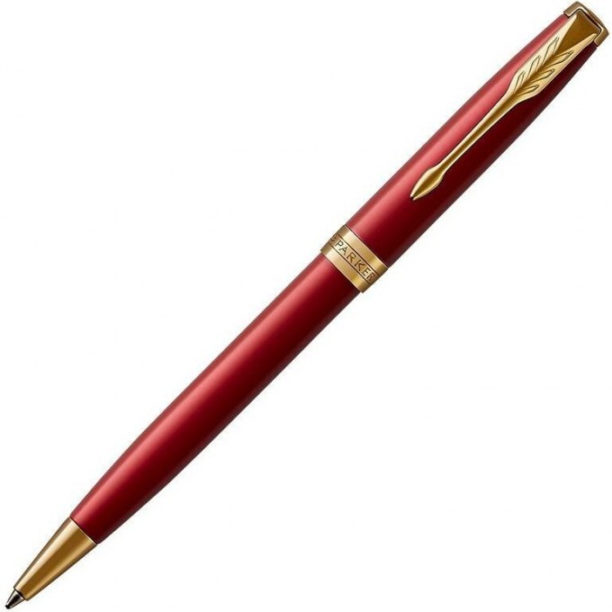 Шариковая ручка PARKER ESSENTIAL SONNET LAQUE RED GT М CW1931476