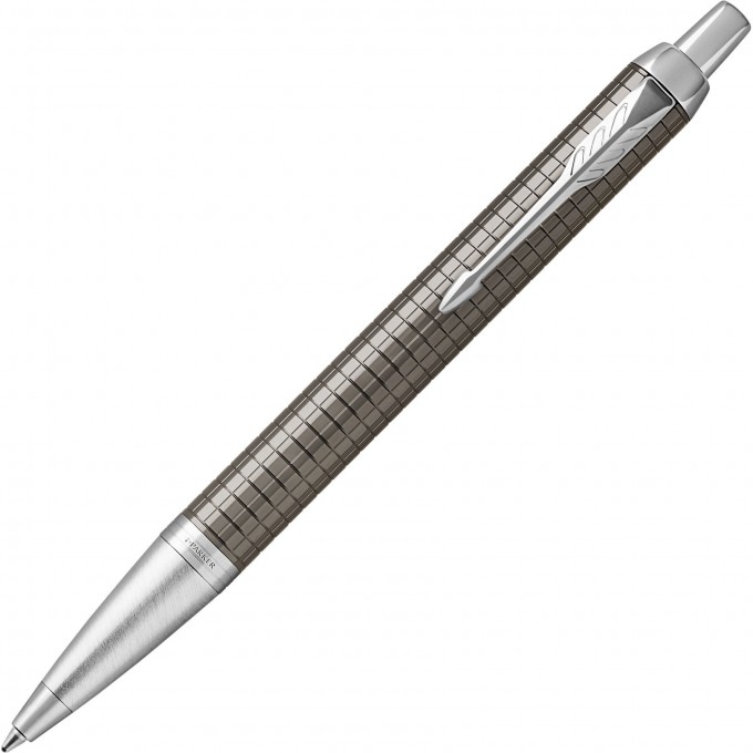 Шариковая ручка PARKER IM PREMIUM DARK ESPRESSO CHISELLED CT, M 1931683